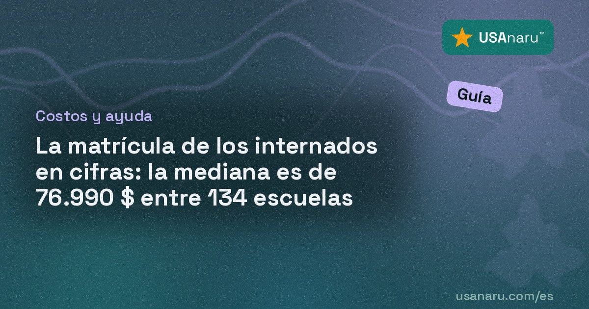 La matrícula de los internados en cifras: la mediana es de 76.990 $ entre 134 escuelas